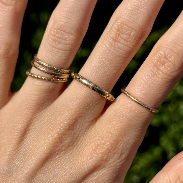 14kt Gold Rosary Band