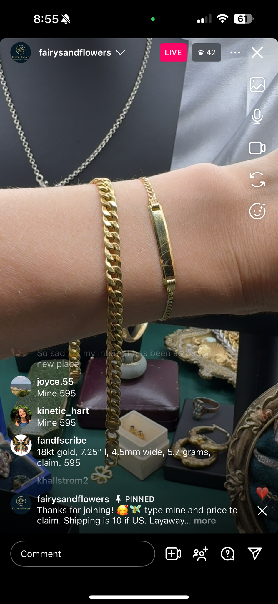 Joyce Custom Order #7891