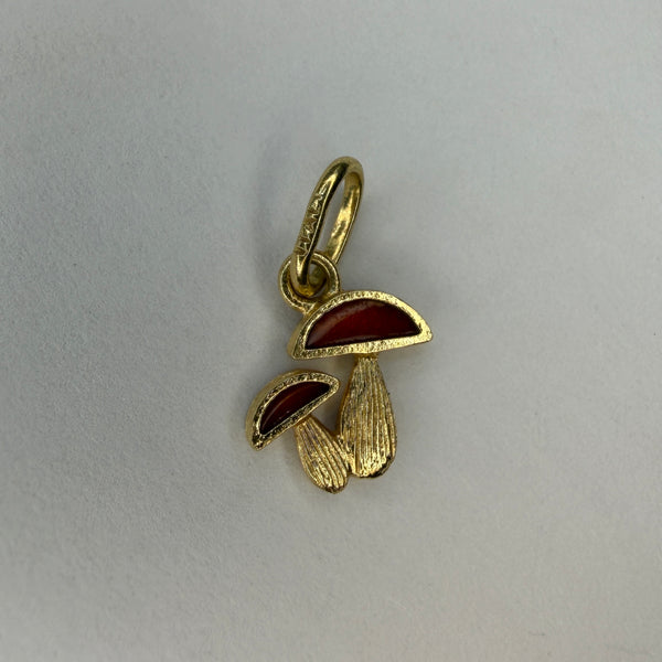 Italian 14kt Gold Mushroom Charm