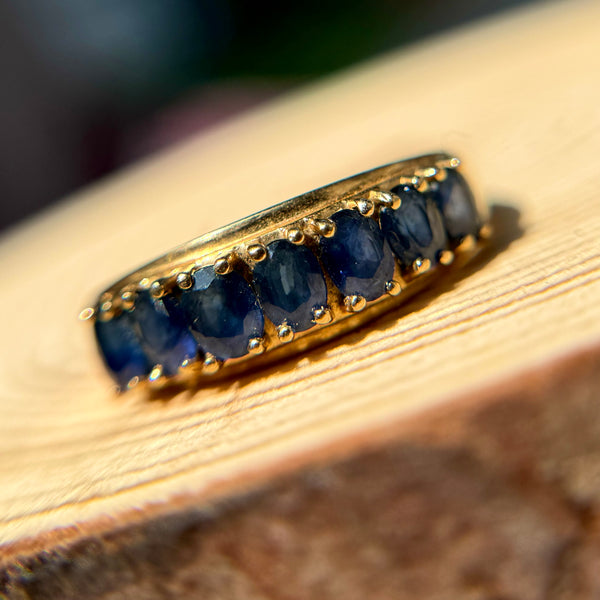 Vintage 10kt Gold Sapphire Ring