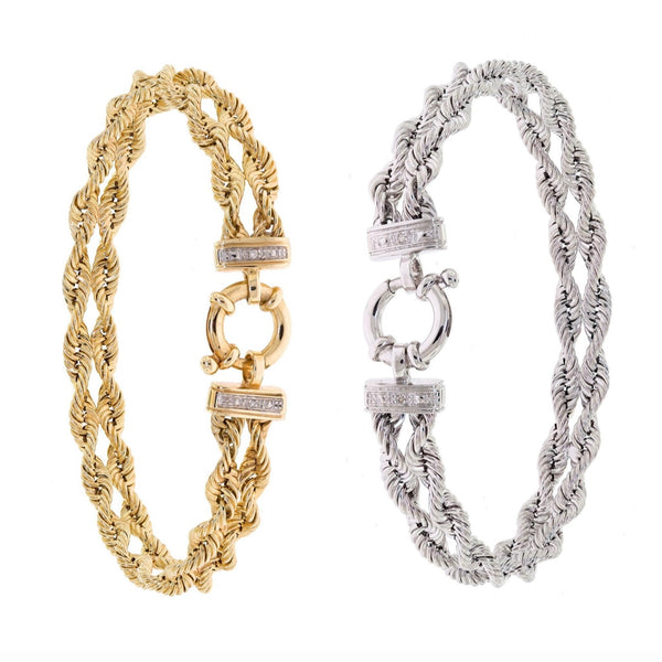 RARE Estate Find 14kt Gold Bracelets (Choose Your Color Gold Below)