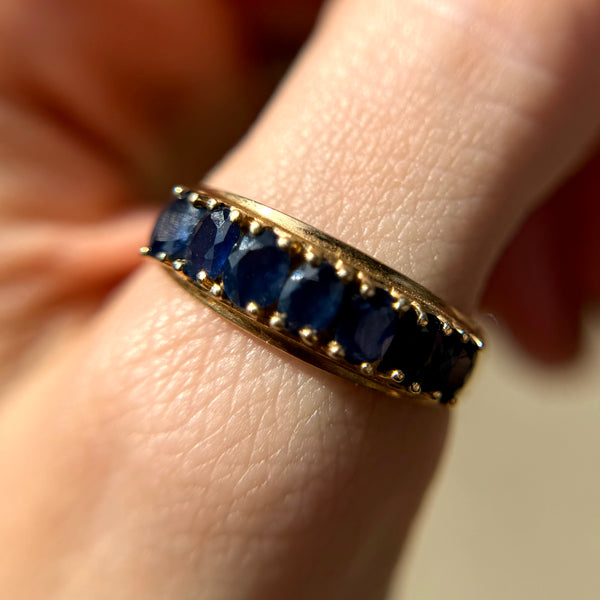 Vintage 10kt Gold Sapphire Ring