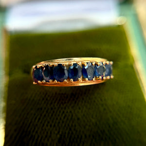 Vintage 10kt Gold Sapphire Ring