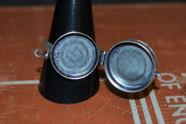925 Silver + Moonstone Poison Ring