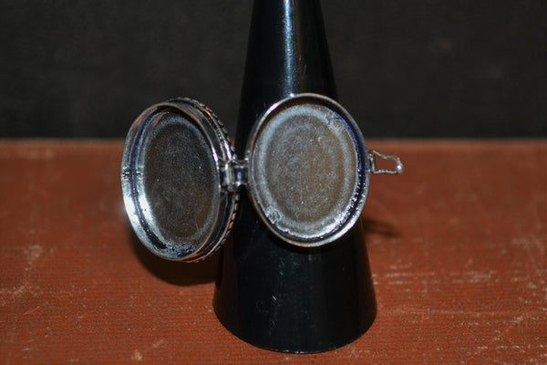 925 Silver + Labradorite Poison Ring