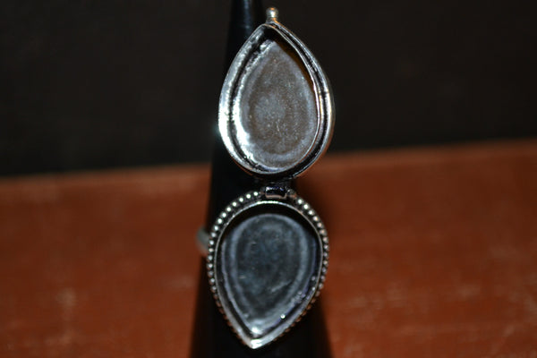 925 Silver + Mystic Topaz Poison Ring