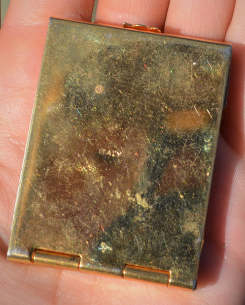 Vintage Guilloche Match Case from Italy