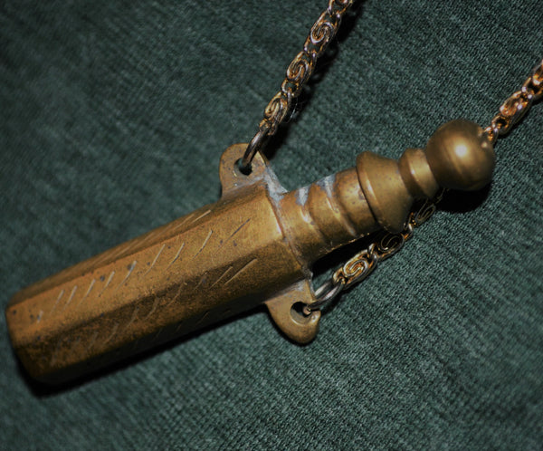 OLD Vintage Snuff/Poison Necklace
