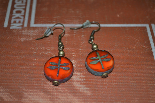 Vintage Lightweight Dragonfly Earrings