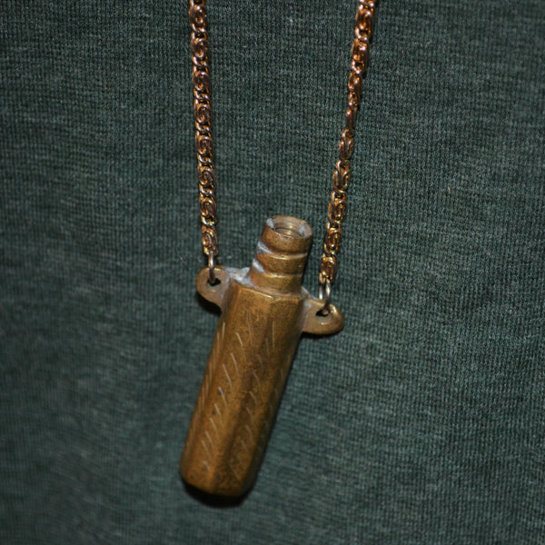 OLD Vintage Snuff/Poison Necklace