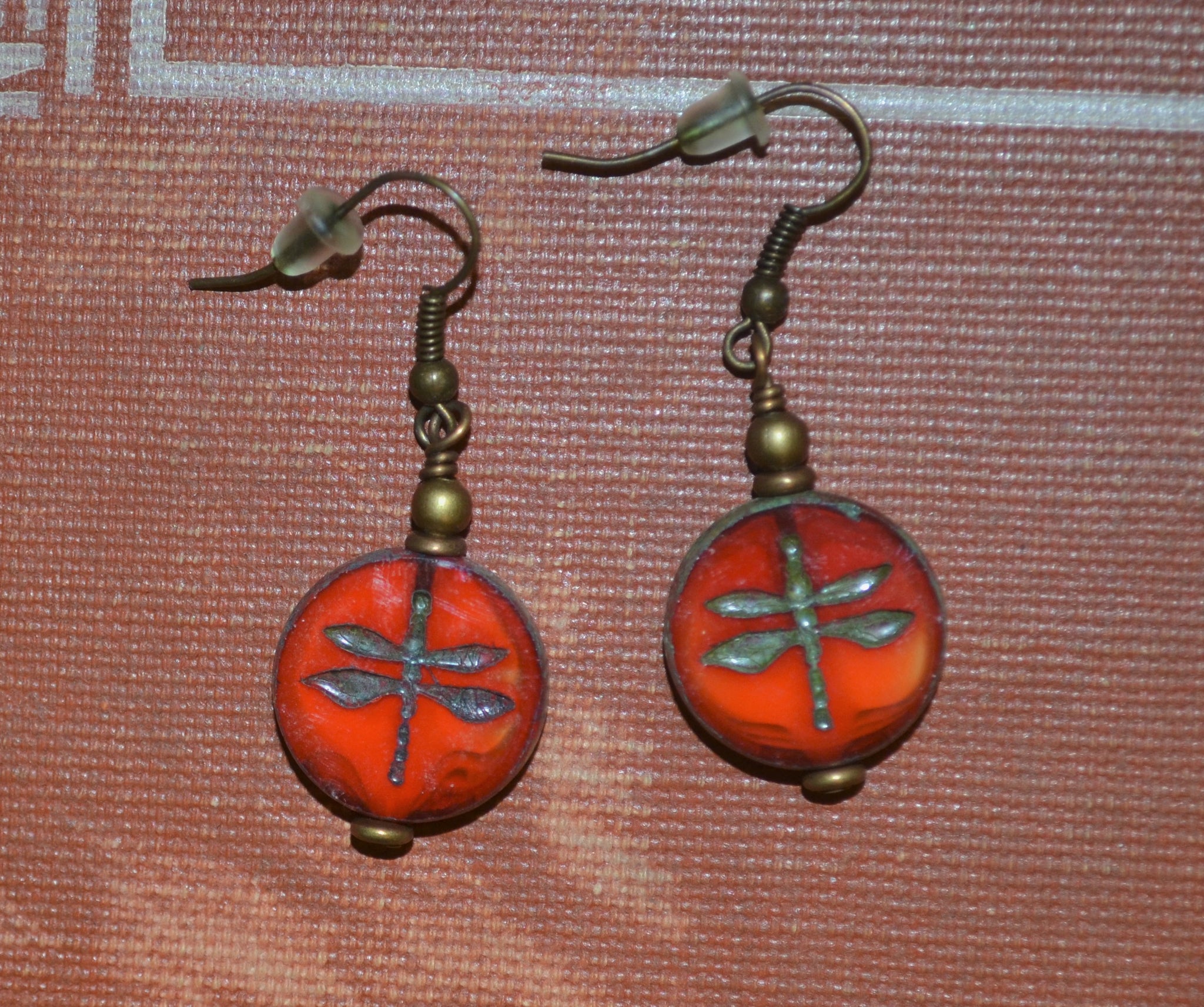 Vintage Lightweight Dragonfly Earrings