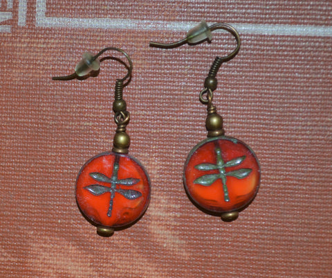 Vintage Lightweight Dragonfly Earrings
