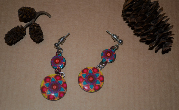 Vintage Hippie Dangle Earrings