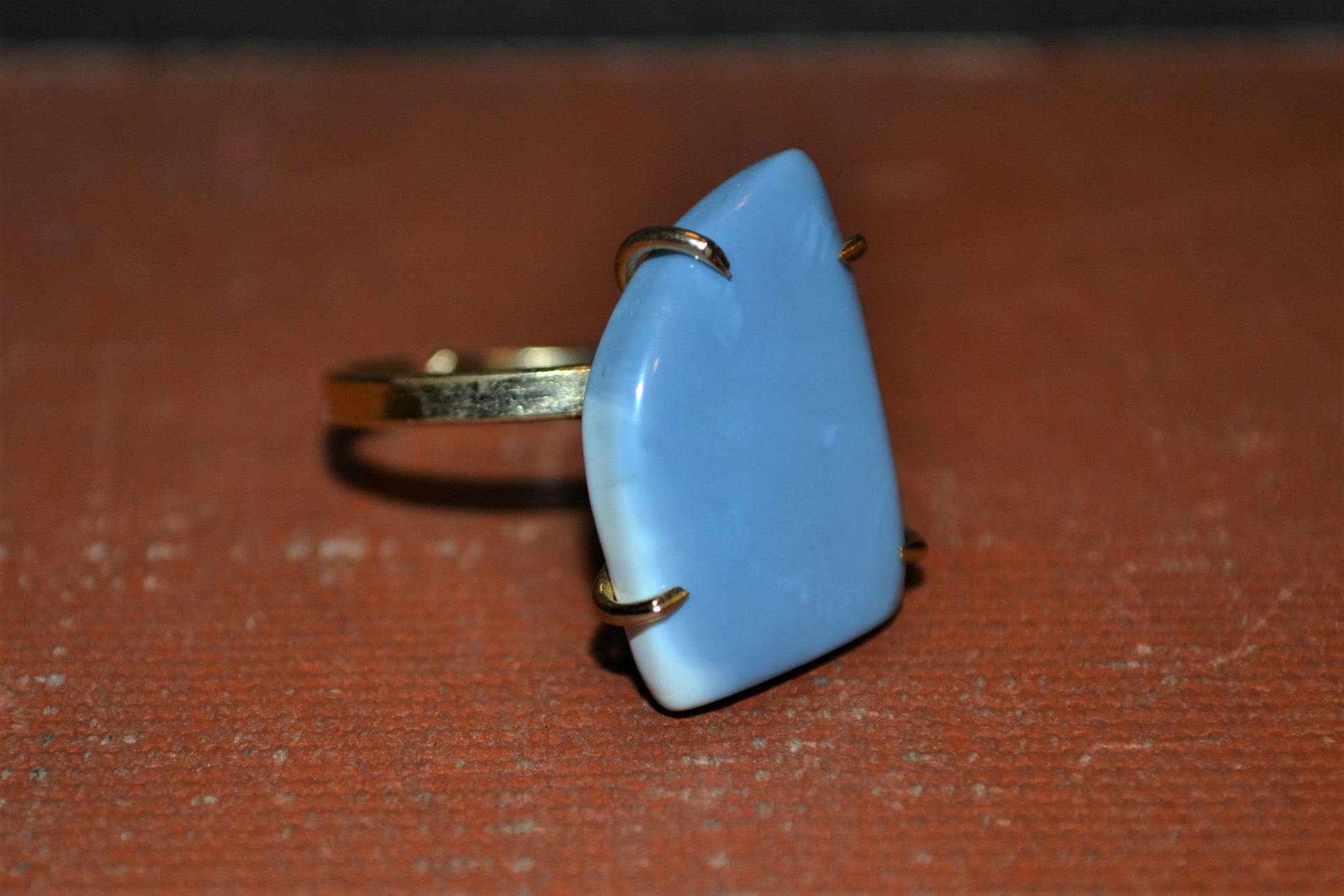 Handmade Ring with Celestite Stone