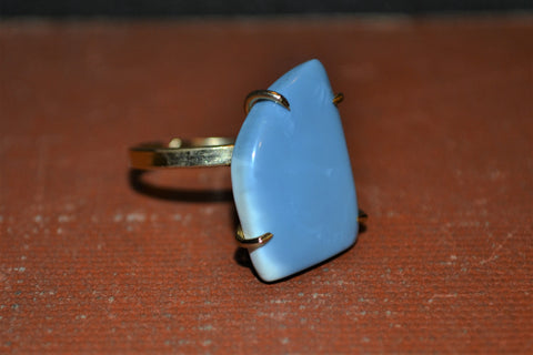 Handmade Ring with Celestite Stone