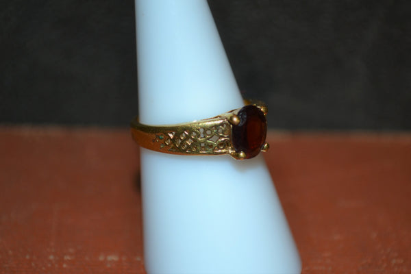 Vintage Filigree Ruby Ring