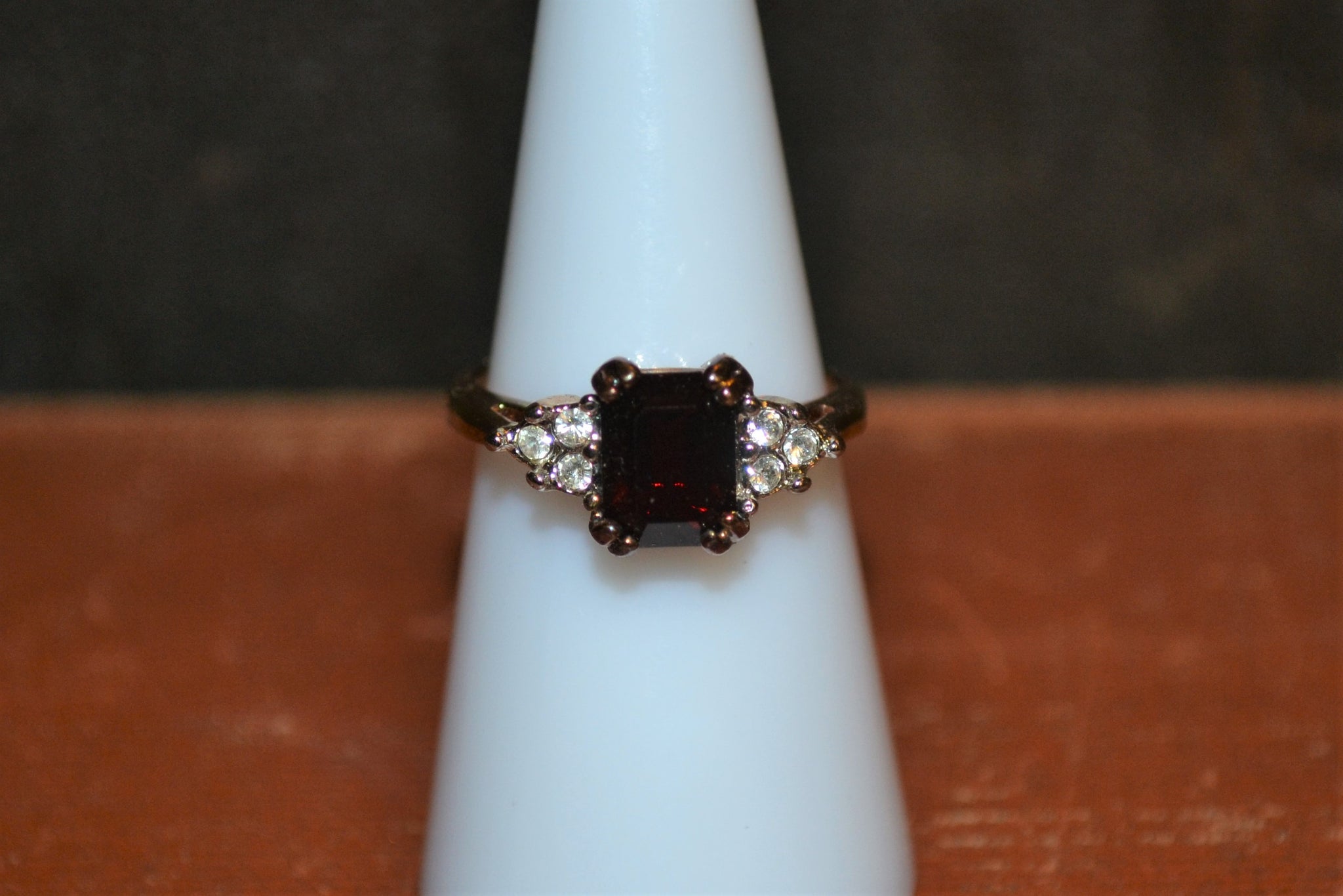 Unmarked Deep Ruby Ring