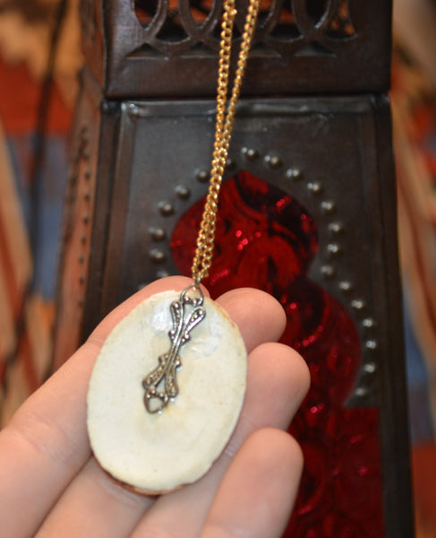 Vintage/Possibly Antique Goddess Necklace
