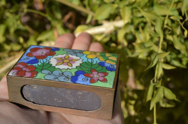 Floral Boho Vintage Match Case