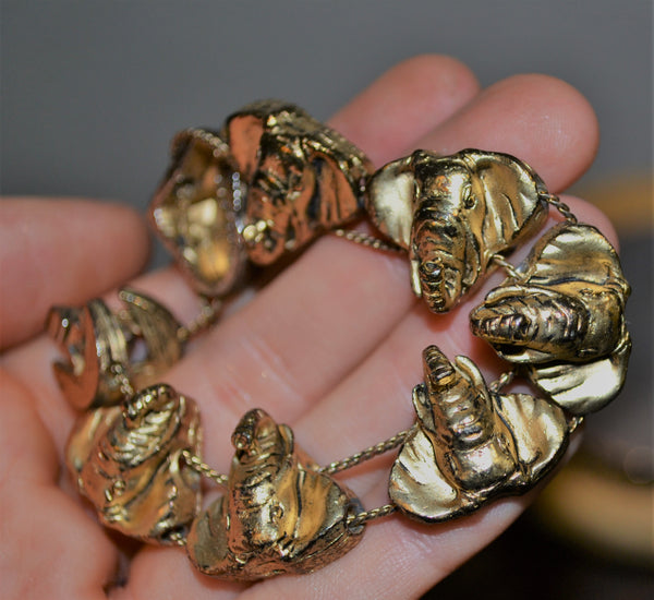 Vintage Elephant Bracelet