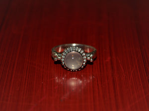 Vintage Moonstone 925 Silver Ring