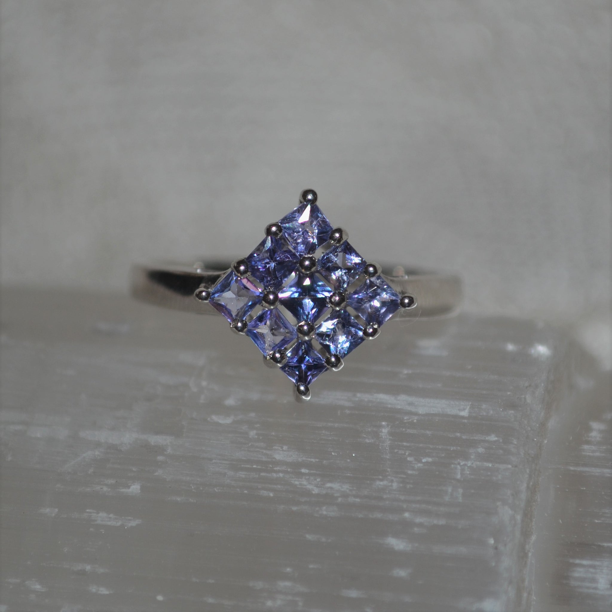 Sterling Silver Tanzanite Ring (1.2ct)