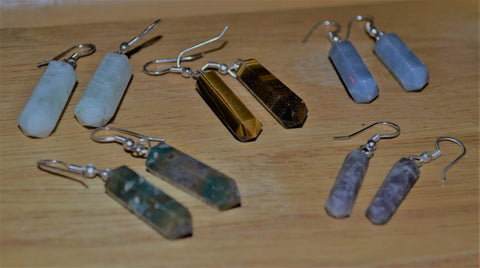Lightweight Handmade Healing Crystal Earrings