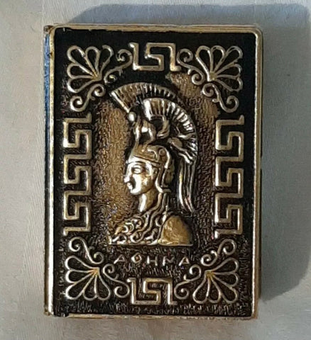 Vintage Greek Match Case