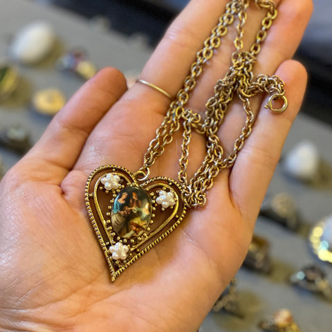 Vintage Heart Necklace