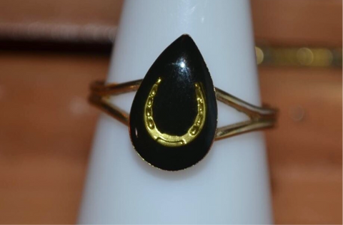Vintage Lucky Horseshoe Ring
