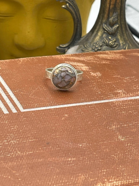 Arizona Pink Mohave Turquoise (6.3ct) Sterling Ring