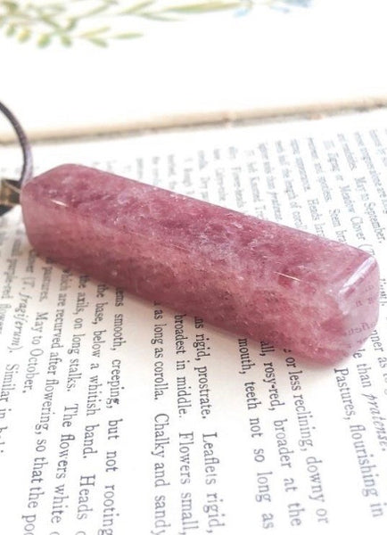 Genuine Natural Strawberry Quartz Necklace