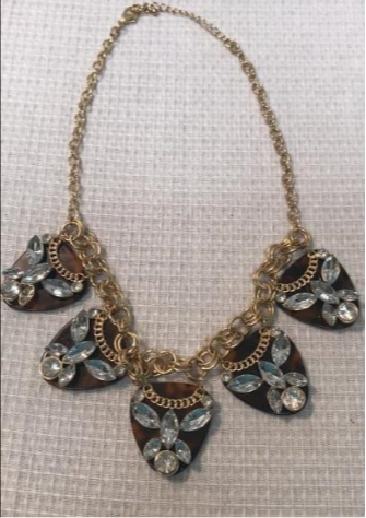Vintage Rhinestone Cocktail Necklace