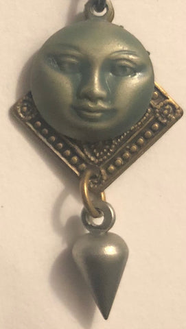 Vintage Handmade Full Moon Earrings 🌝