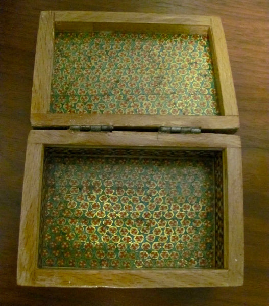 Vintage Bohemian Hand painted Wooden Ring/Trinket Boxes