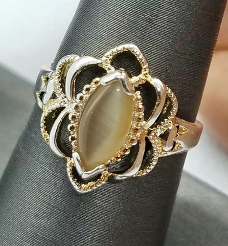 Vintage Sterling Silver Art Deco Ring