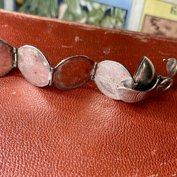 Vintage Sterling Silver Orb Locket Pendant