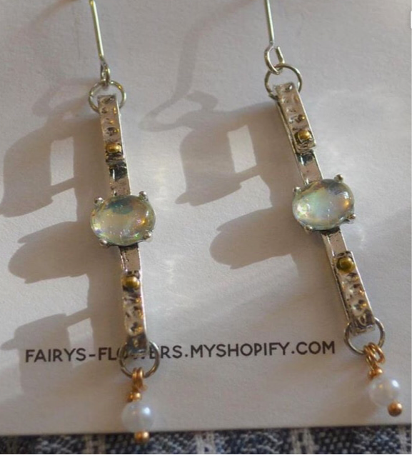 Opal 925 Silver Earrings
