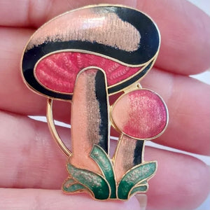 Vintage Mushroom Clip/Pin