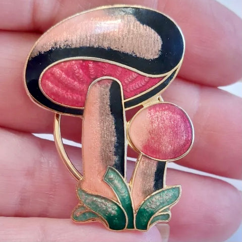 Vintage Mushroom Clip/Pin