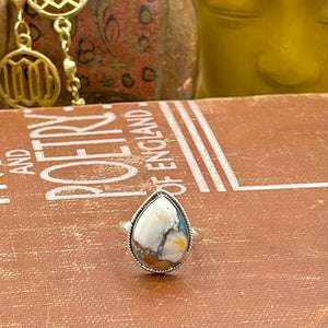 Arizona Mohave Turquoise (10.8ct) Sterling Silver Ring