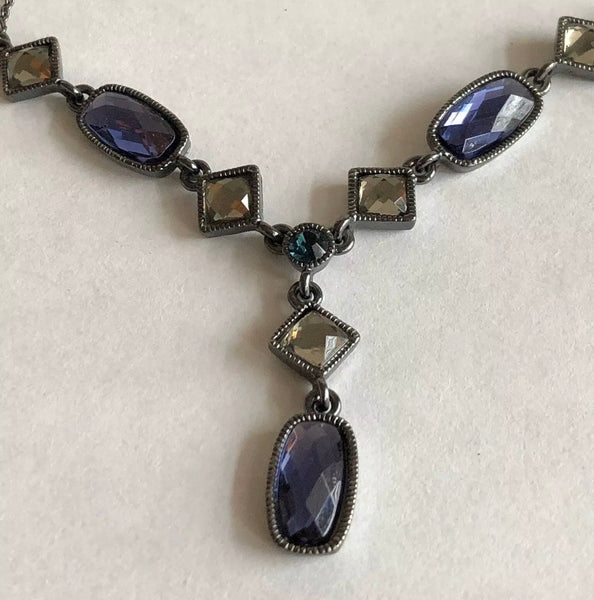 Vintage Dainty Gemstone Necklace