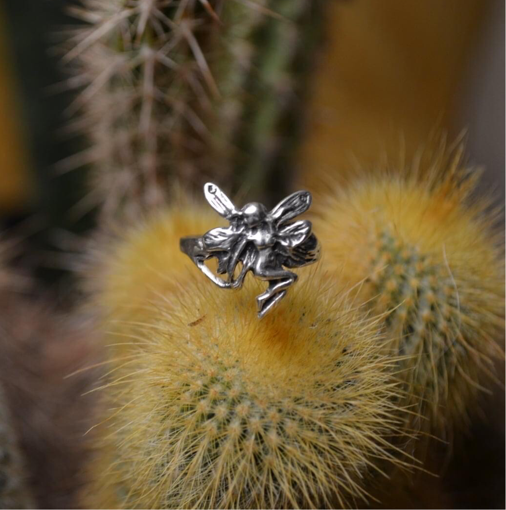 Sterling Silver Nude Fairy Ring 🧚‍♀️
