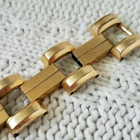 1950’s 12kt Gold Filled Chunky Link Bracelet