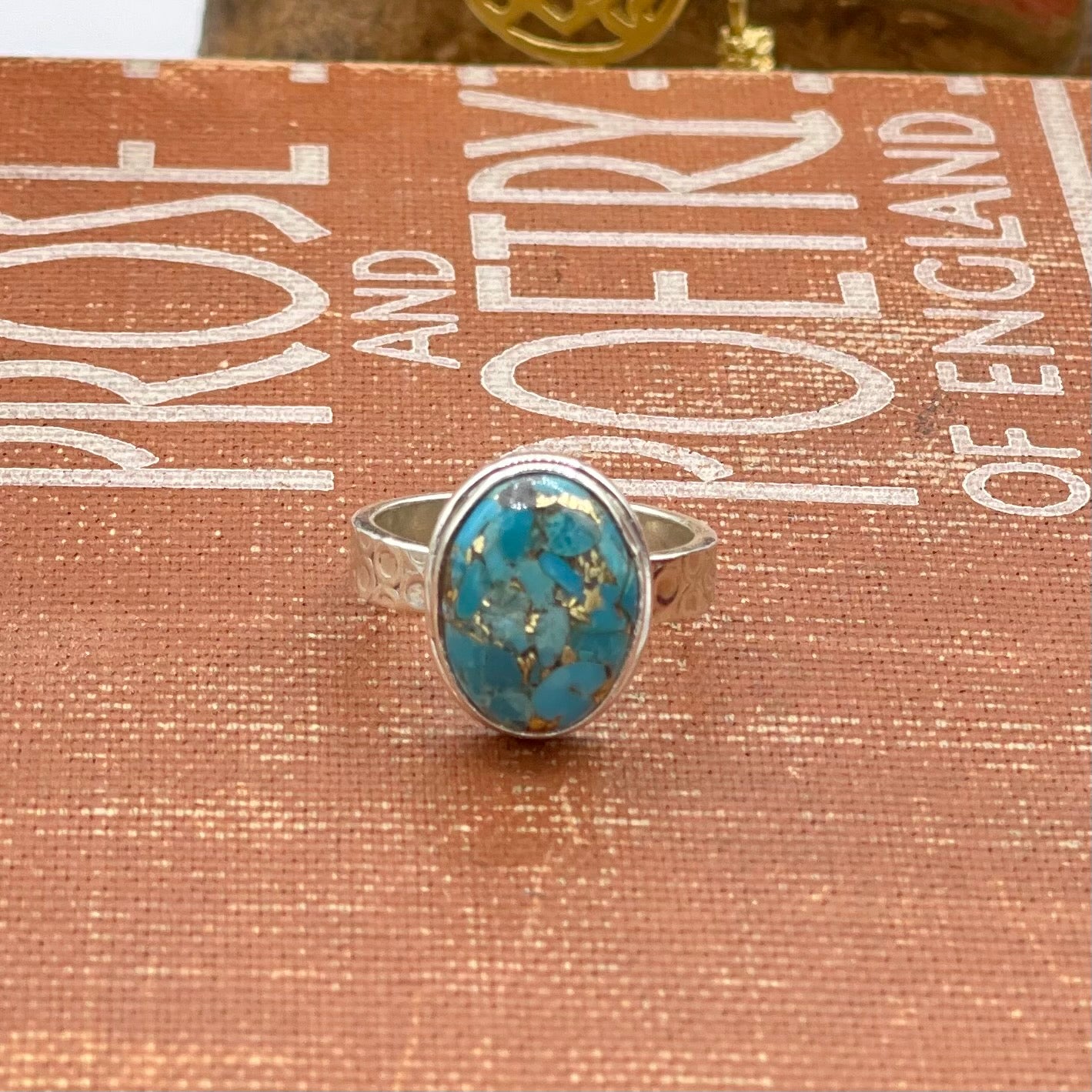 Arizona Mojave/Mohave Turquoise (7.2 ct) Sterling Silver Ring