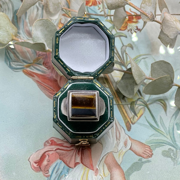 Vintage Unisex Tigers Eye Ring