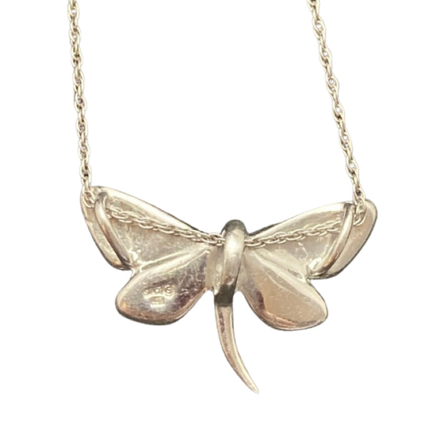 Sterling Silver Swarovski Dragonfly Necklace