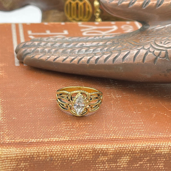 Unmarked Estate Find Filigree Ring