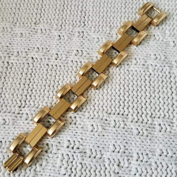 1950’s 12kt Gold Filled Chunky Link Bracelet