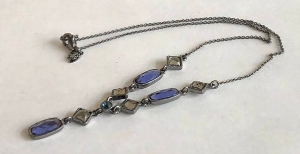 Vintage Dainty Gemstone Necklace